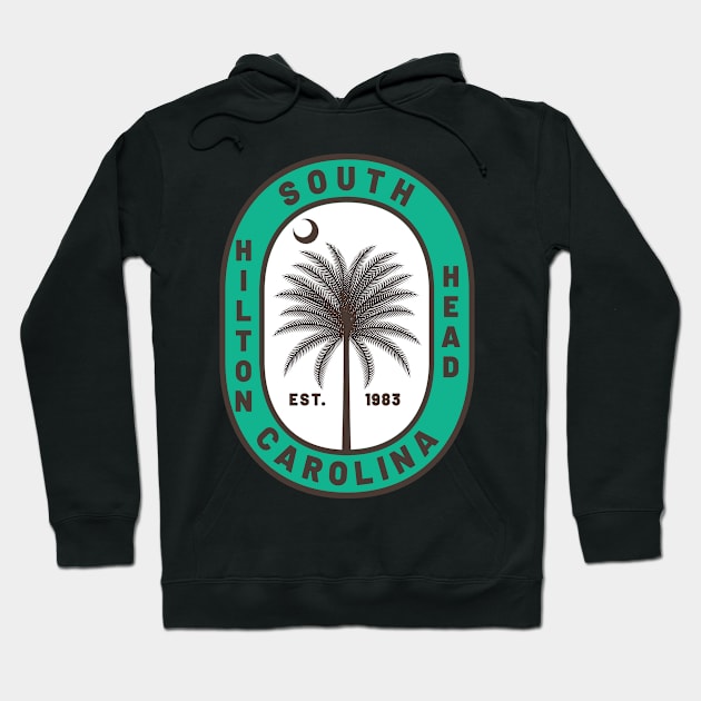 Hilton Head Island South Carolina Hoodie by TravelTime